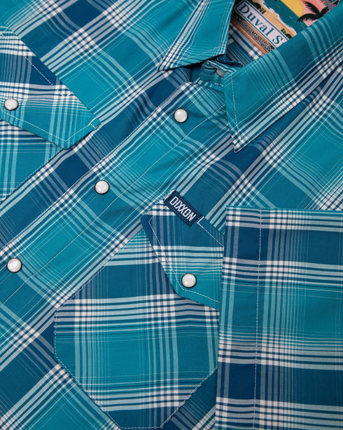 DUVAL STREET BAMBOO SHORT SLEEVE BUTTON UP - MENS